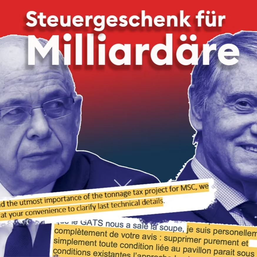 Reflekt.ch – Die weltgrösste Reederei bastelt sich ein Steuergeschenk: das Finanzdepartement hilft dabei.